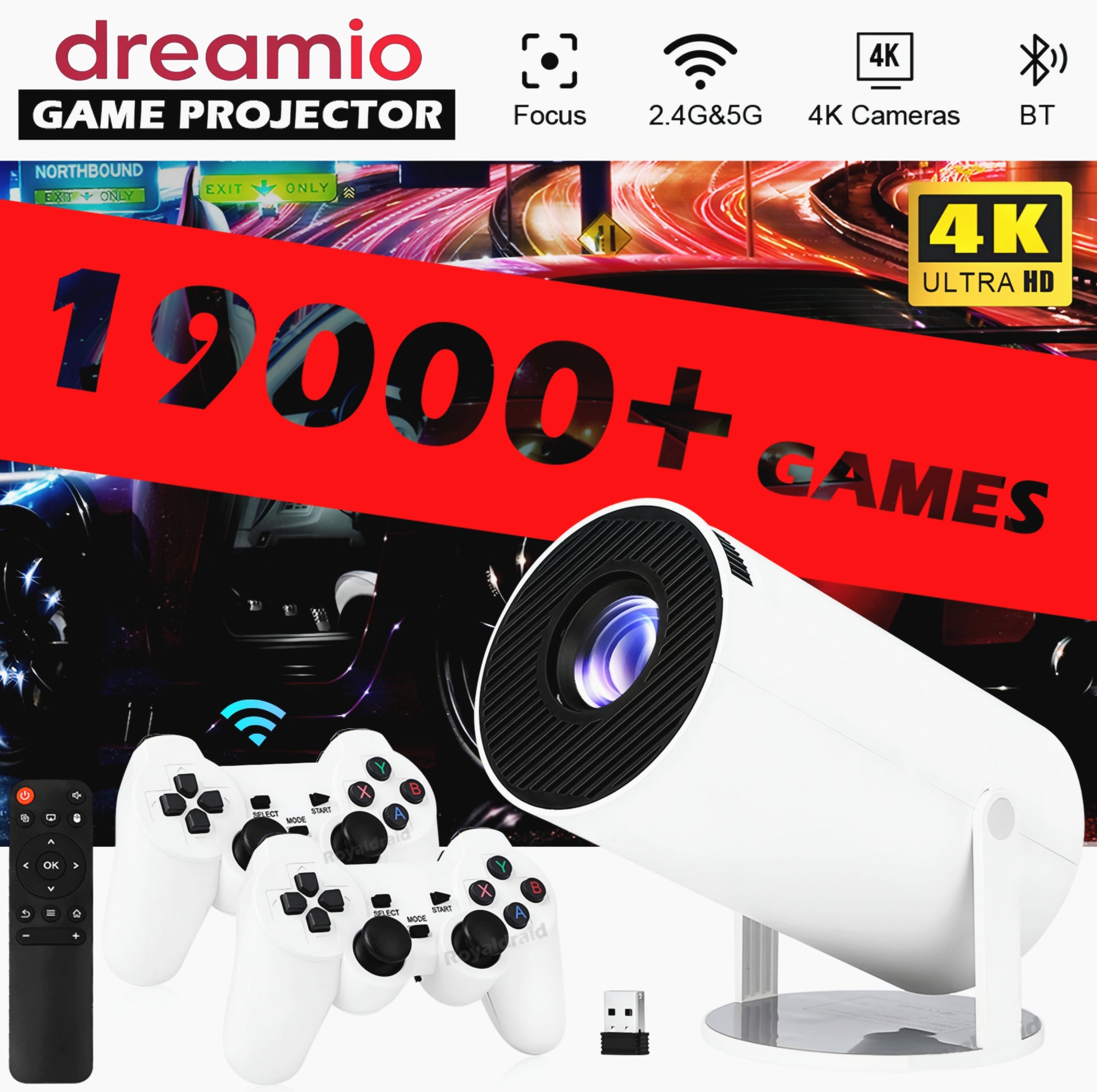 Dreamio Gaming Mini Projetor - CHARGE MATE